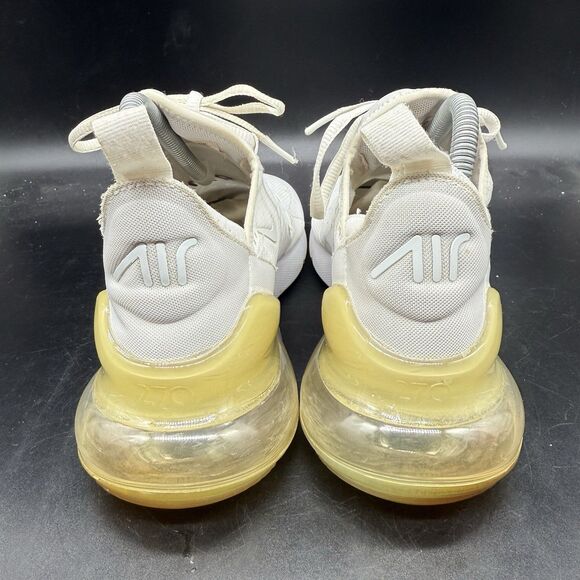 Nike Air Max 270 GS White Sneaker Shoe 943345-103 Youth Size 7Y - Picture 4 of 7